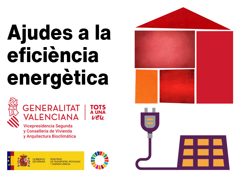 Eccø: Ajudes a l'eficiència energètica de la Conselleria d'Habitatge i Arquitectura Bioclimàtica. Generalitat Valenciana