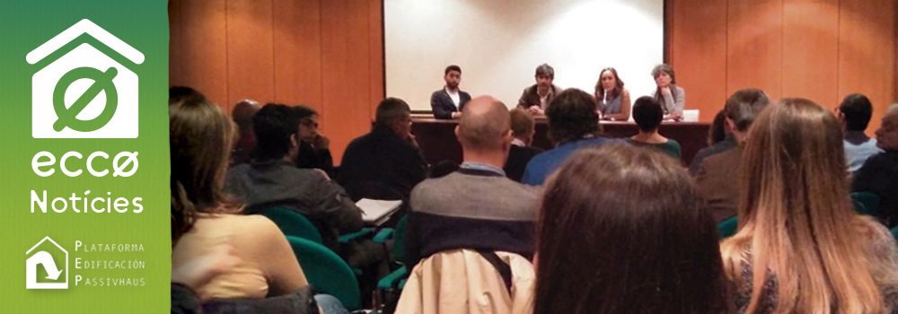 Jornada Divulgativa Passivhaus de la plataforma PEP. IVE València. Novembre 2018